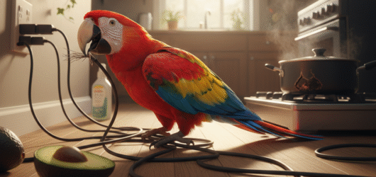 Peligros Ocultos en tu Casa que Podrían Lastimar a tu Loro